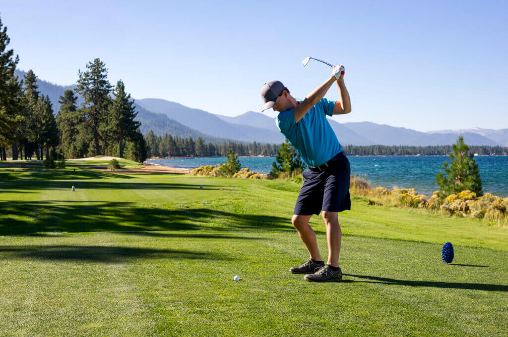 Golfing at Lake Tahoe