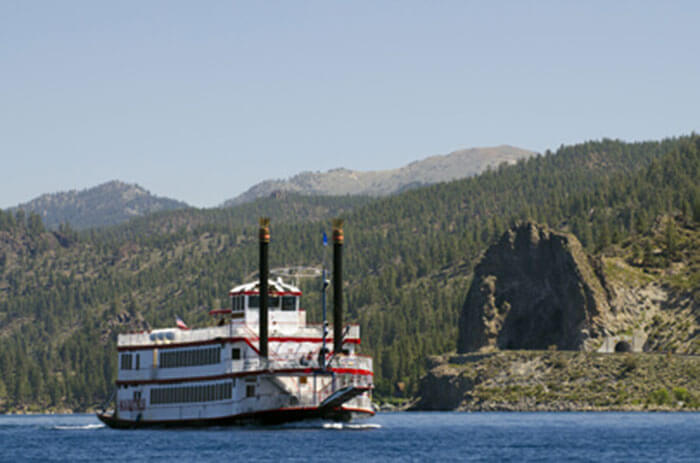 M.S. Dixie II at Cave Rock Lake Tahoe