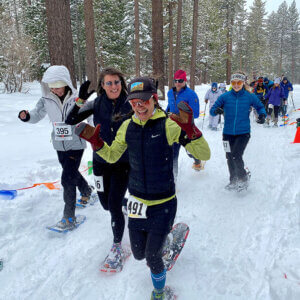 Fresh Tracks 5K Snowshoe Walk & Race Camp Richardson Lake Tahoe