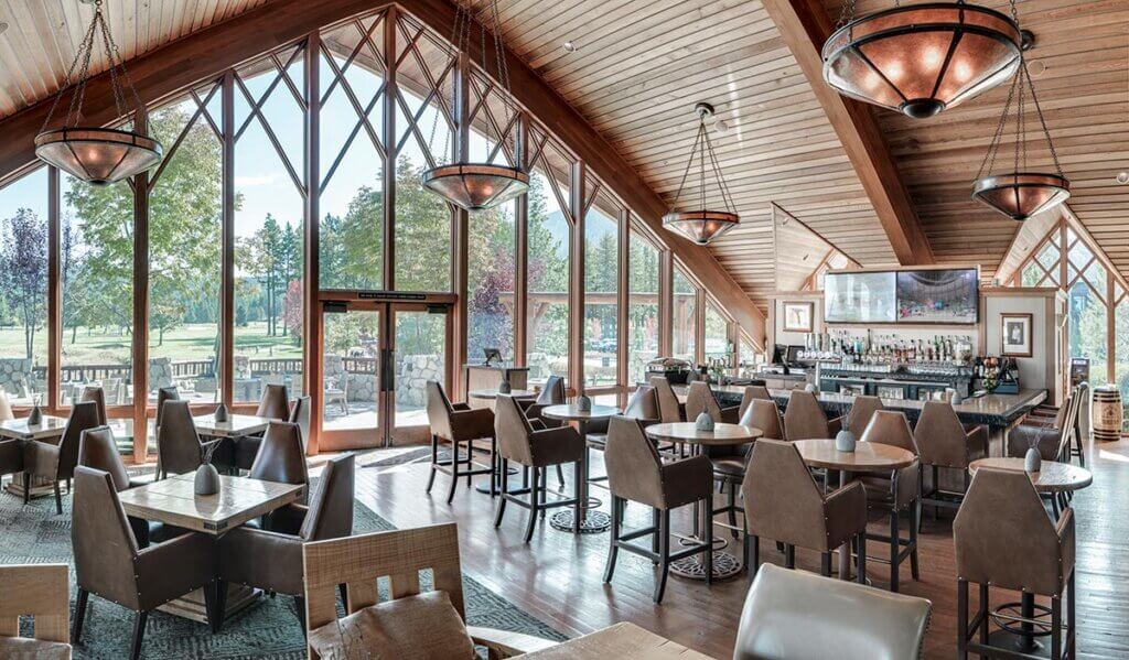 Dining Room at Brooks' Bar at Edgewood Tahoe