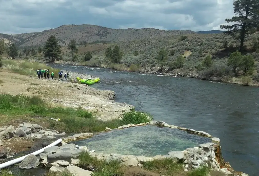 White Water Tours Hot Springs on the East Carson River 