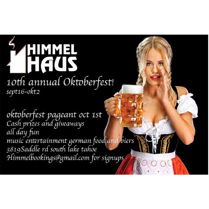 Oktoberfest at Himmel Haus Visit Lake Tahoe