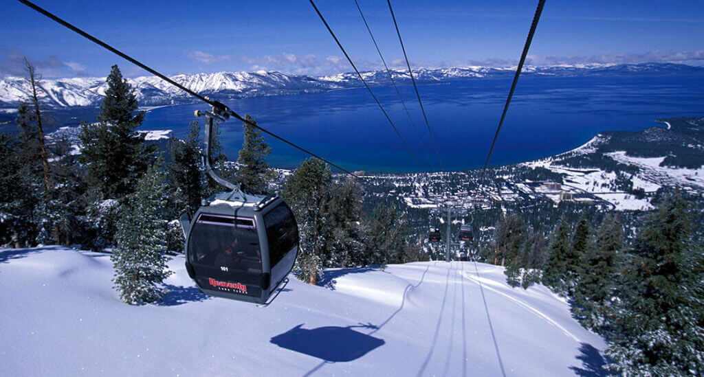 Heavenly: Esqui com as melhores vistas de Lake Tahoe - Acontece no Vale