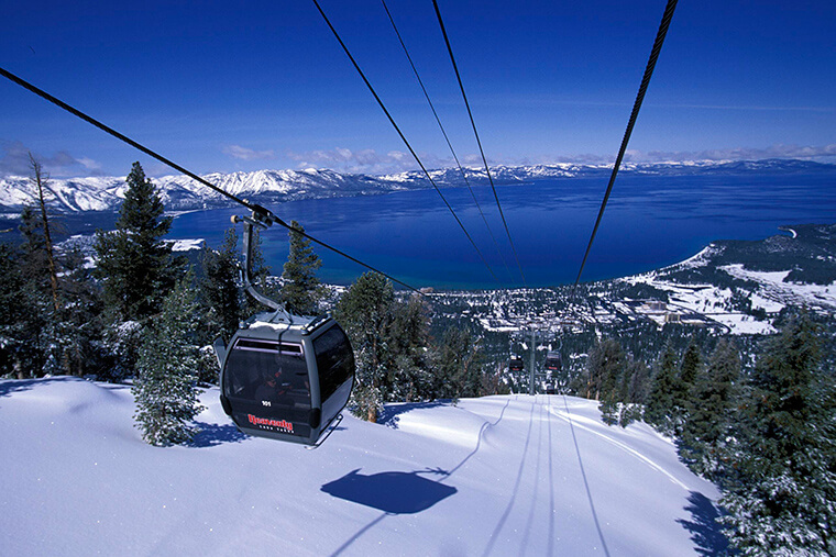 Heavenly Gondola Lake Tahoe Winter
