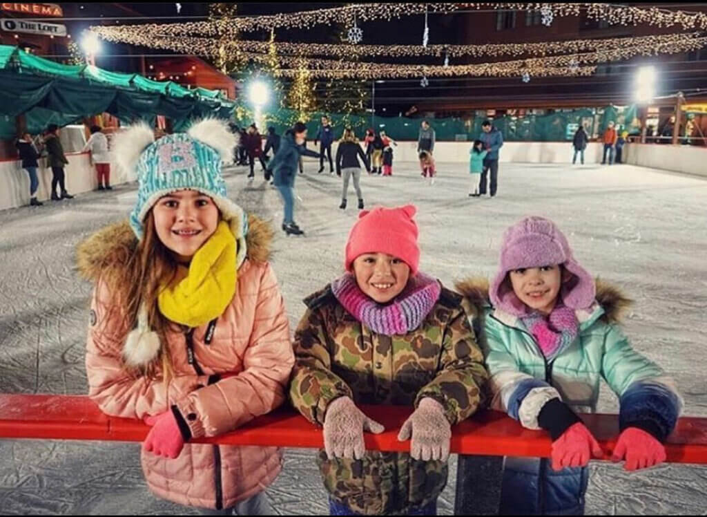 Heavenly Village Outdoor Ice Skating Rink Lake Tahoe