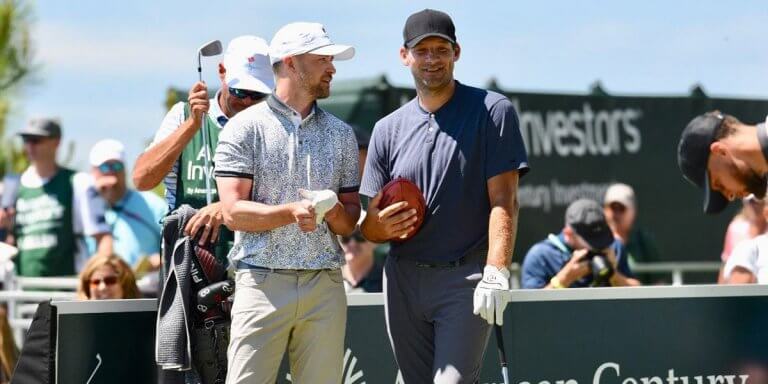 Timberlake and Romo Celebrity Golf Tahoe