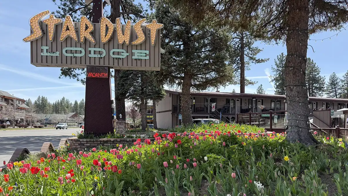 Stardust Lodge Lake Tahoe spring time