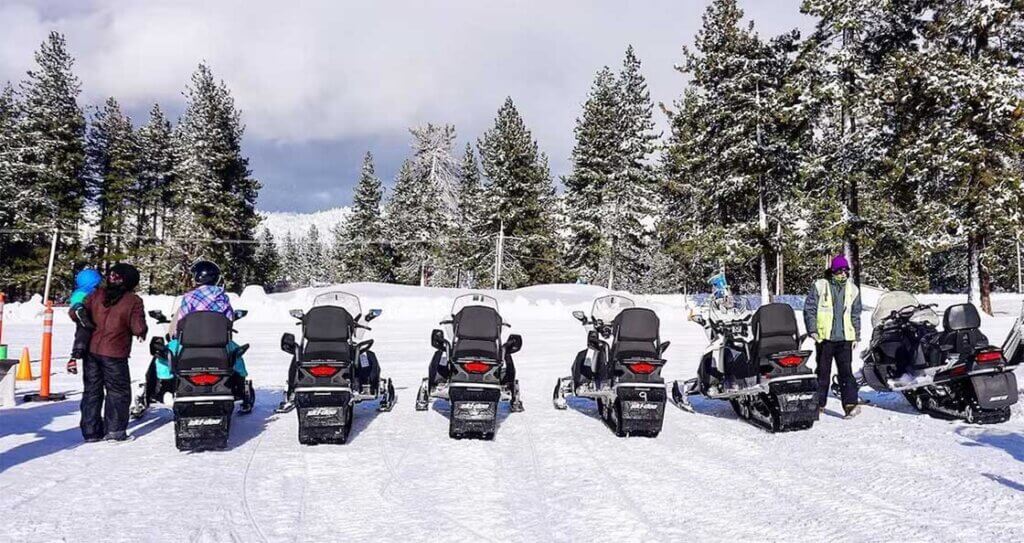 Tahoe Snowmobiles Visit Lake Tahoe