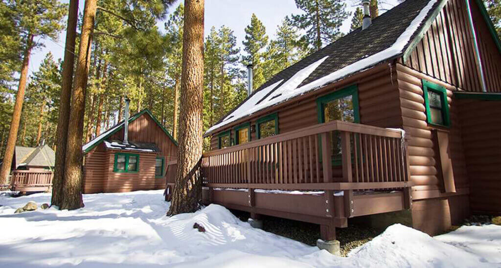 Zephyr Cove Resort Cabins Winter Lake Tahoe