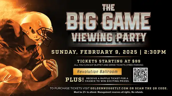 Big Game Viewing Party Golden Nugget Lake Tahoe