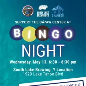 Washoe Tribe Da'aw Center Bingo Night Fundraiser at South Lake Brewing Co.