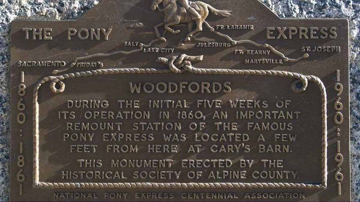 woodfords pony express remount station