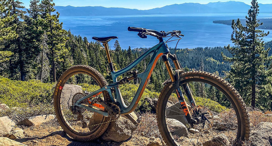 Bike by Lake Tahoe