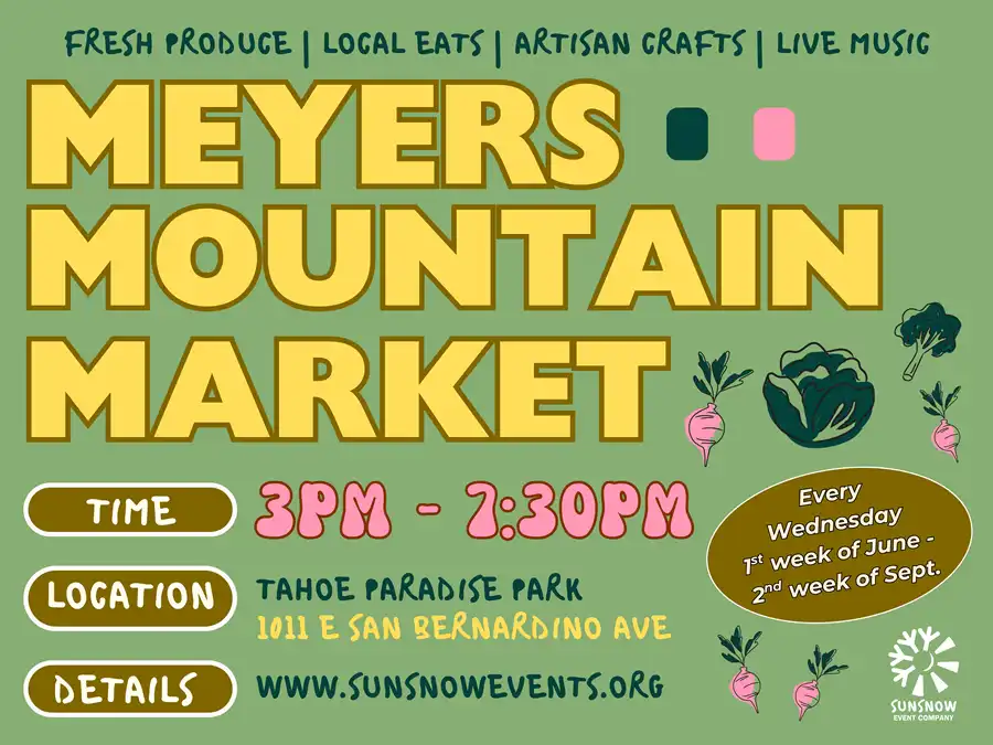 Meyers Mountain Market Farmer's Market Lake Tahoe