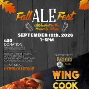 2026 Fall Ale Fest & Chicken Wing Cook Off at the Heavenly Village Lake Tahoe