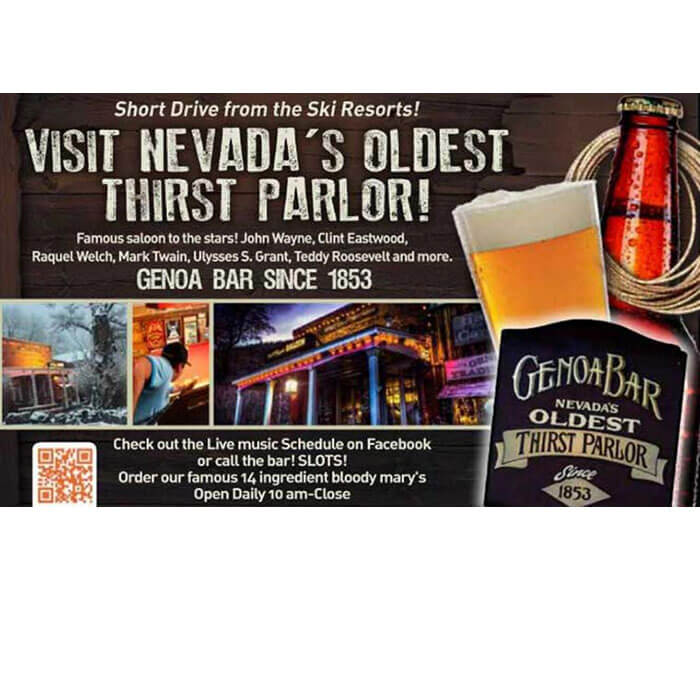 Genoa Bar - Oldest Bar in Nevada