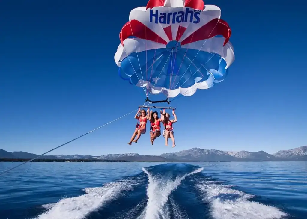 Parasailing with Tahoe Sports