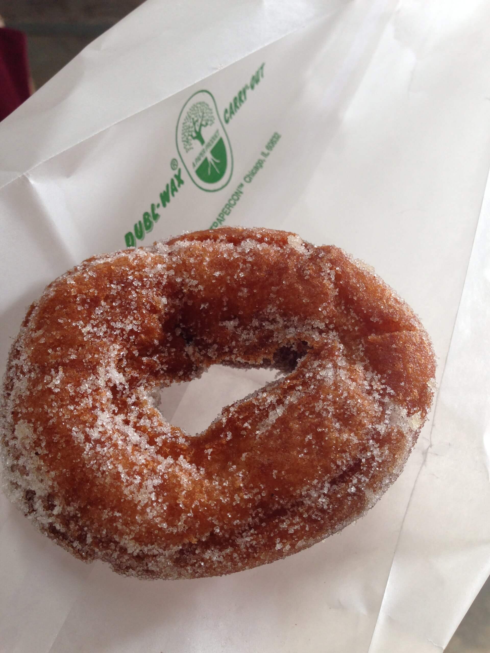 Delicious fresh donuts at Apple Hill