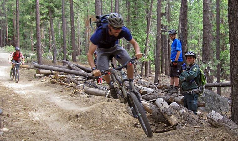 Corral Mountain Bike Trail Lake Tahoe