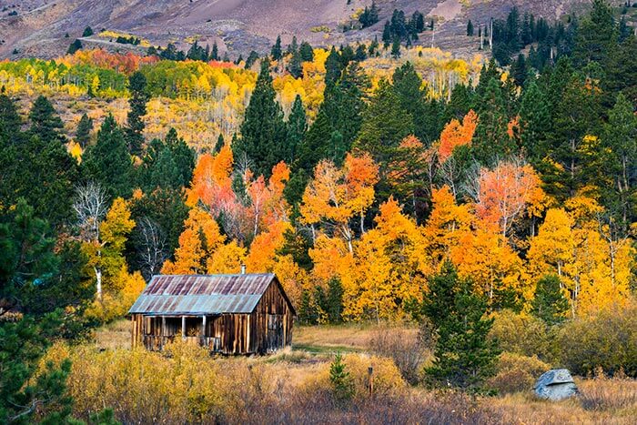 Autumn in Hope Valley Lake Tahoe - weather