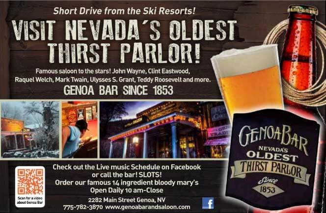 Genoa Bar Nevada's Oldest Thirst Parlor