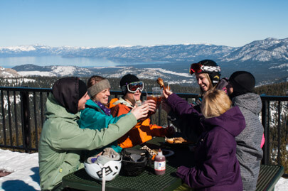 Sierra-at-Tahoe as part of ski town of South Lake Tahoe 