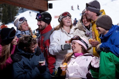 Skiers at Heavenly Mountain Resort 