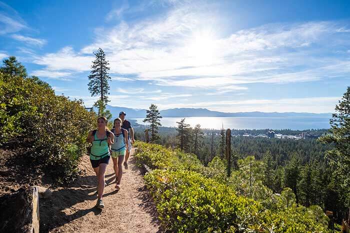 Hiking in South Lake Tahoe Van Sickle Bi-State Park