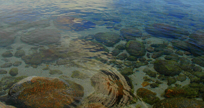 Clear Tahoe water