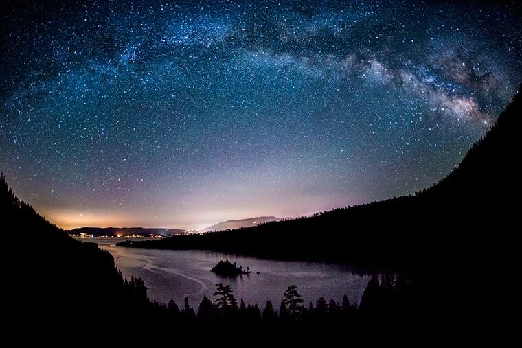 Milky Way Lake Tahoe Camping Rachid Dahnoun