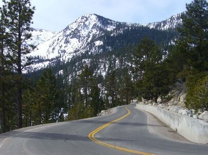 The Road around Lake Tahoe
