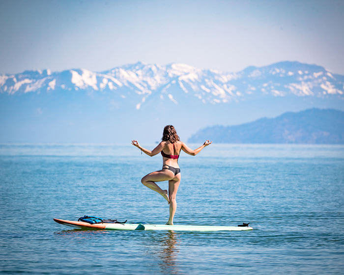 Paddleboard Yoga Lake Tahoe