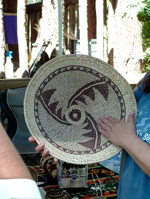 Paiute basket in Lake Tahoe 