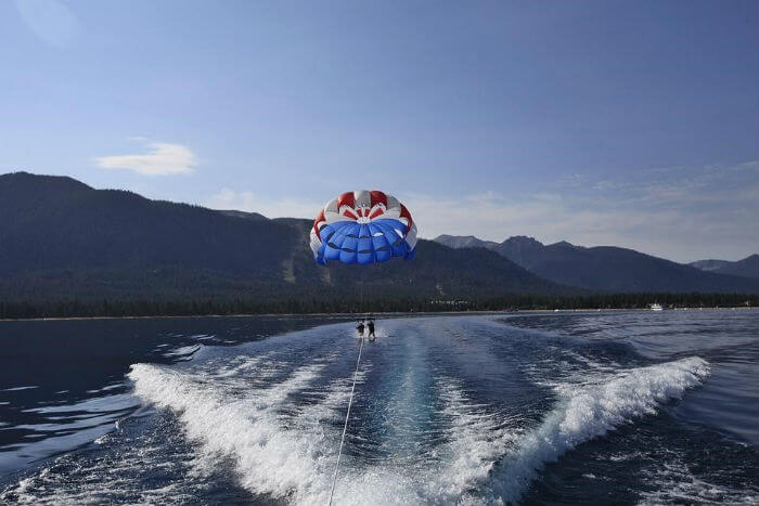 Parasailing Lake Tahoe