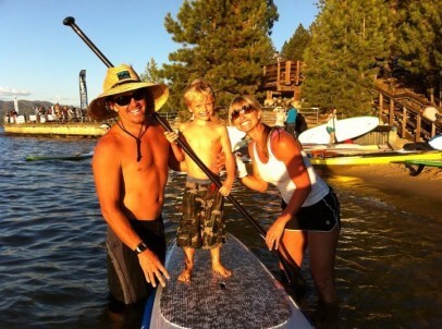 Family Paddleboarding 