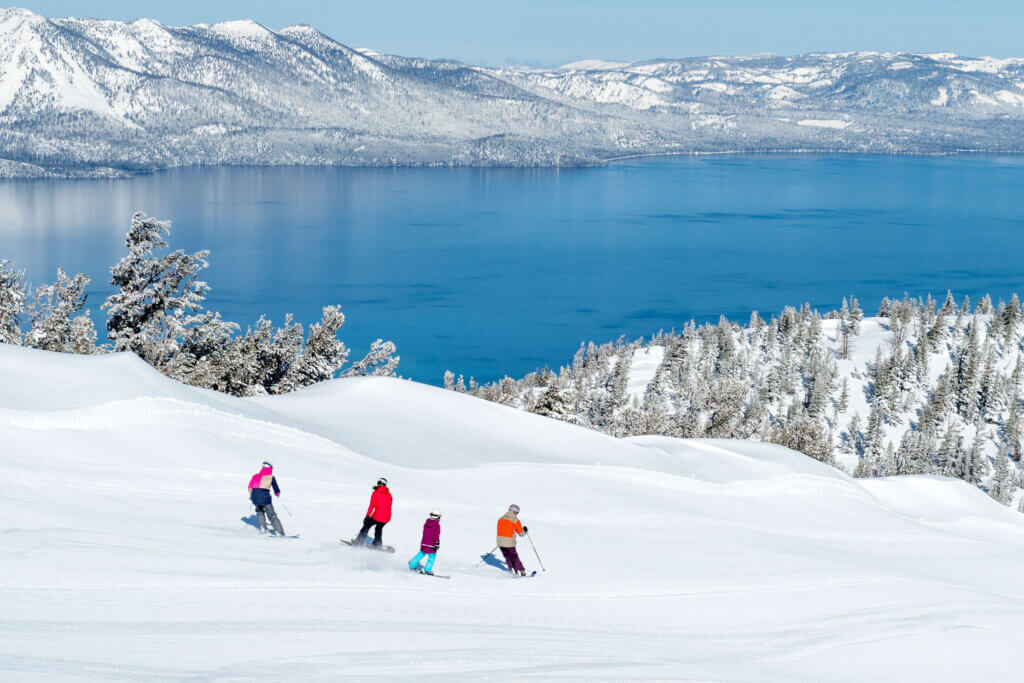 Skiing Heavenly Mountain Resort Lake Tahoe