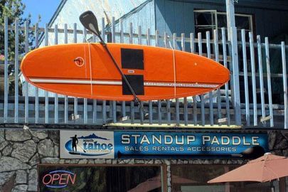 Amy Standup Paddleboarding 