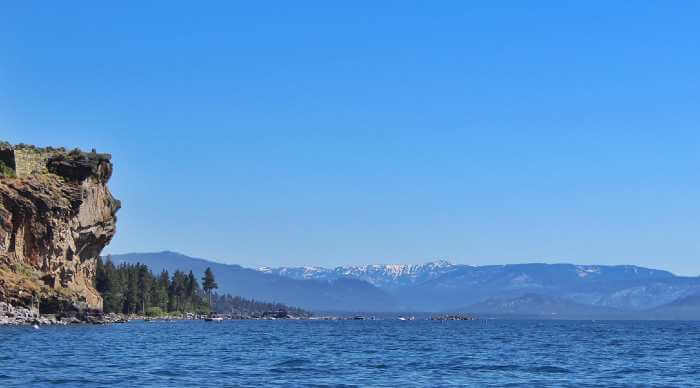 Lady of the Lake Cave Rock Lake Tahoe