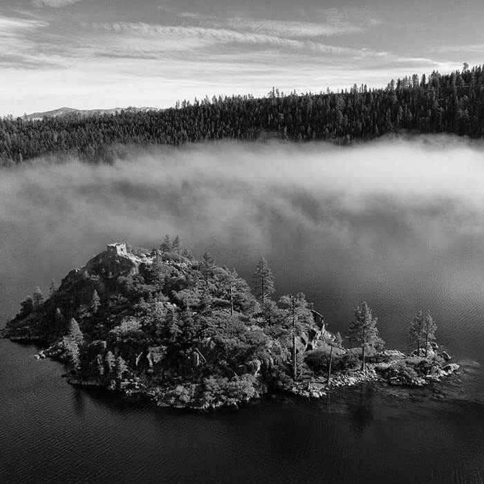 Fannette Island at Emerald Bay Lake Tahoe