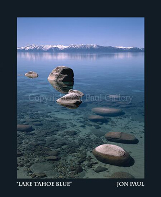 Lake Tahoe Blue photography art