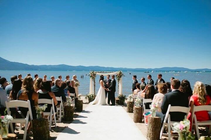 The Beach Retreat & Lodge Wedding on Beach