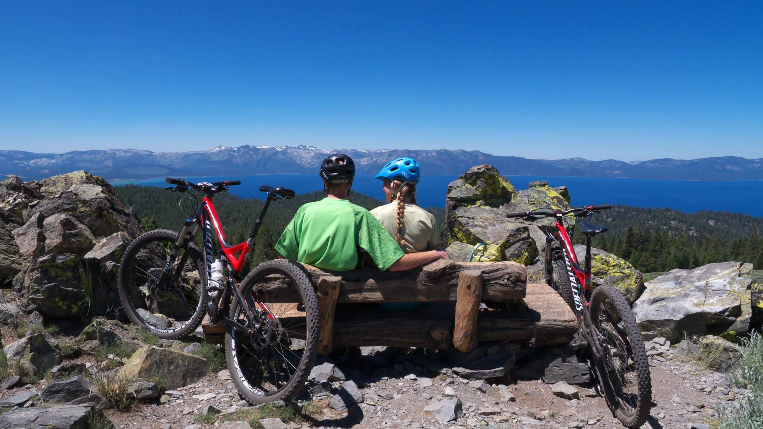 Bike Bench Lake Tahoe