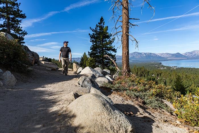 Hiking Van Sickle Bi-State Park Lake Tahoe