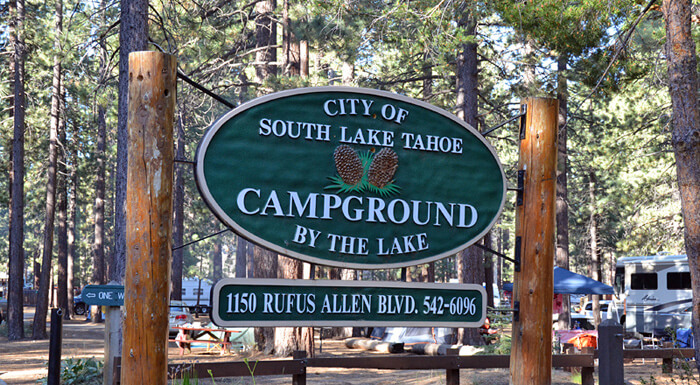 Campground by the Lake