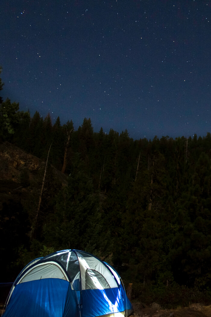 camping in South Lake Tahoe