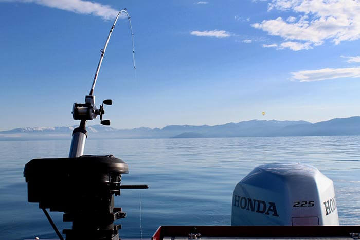 Fishing on Lake Tahoe 