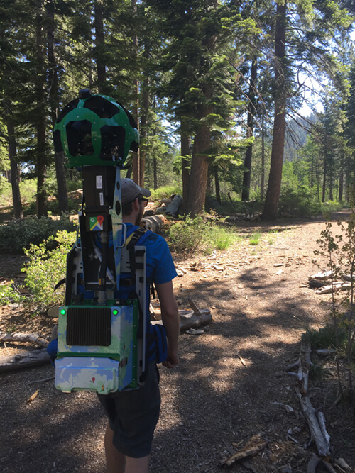 Google Trekker at Lake Tahoe