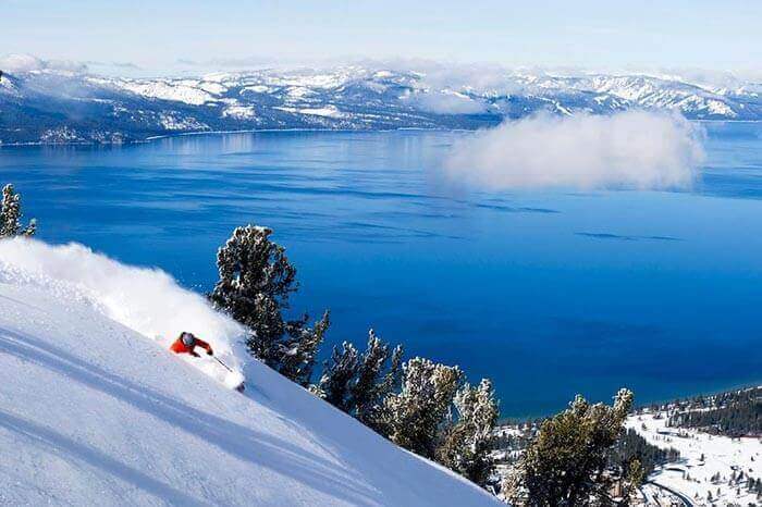 Skiing at Lake Tahoe