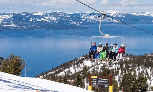 Heavenly Mountain Resort Lift over Lake