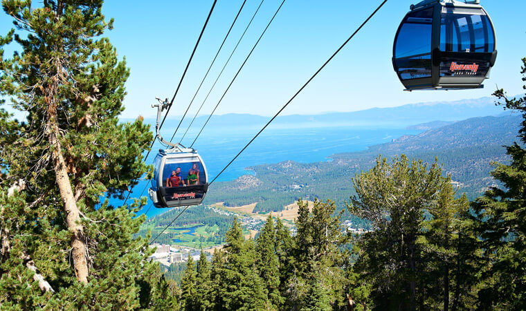 Your Heavenly Summer begins with a ride on the Heavenly Gondola | Photo by Jack Affleck / Heavenly Mountain Resort